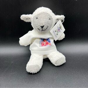 Wonderland USPS Terry Lamb Plushie With “I Luv U” Sign Language Stamp T-shirt